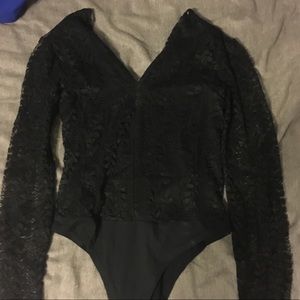 Black Lace Bodysuit